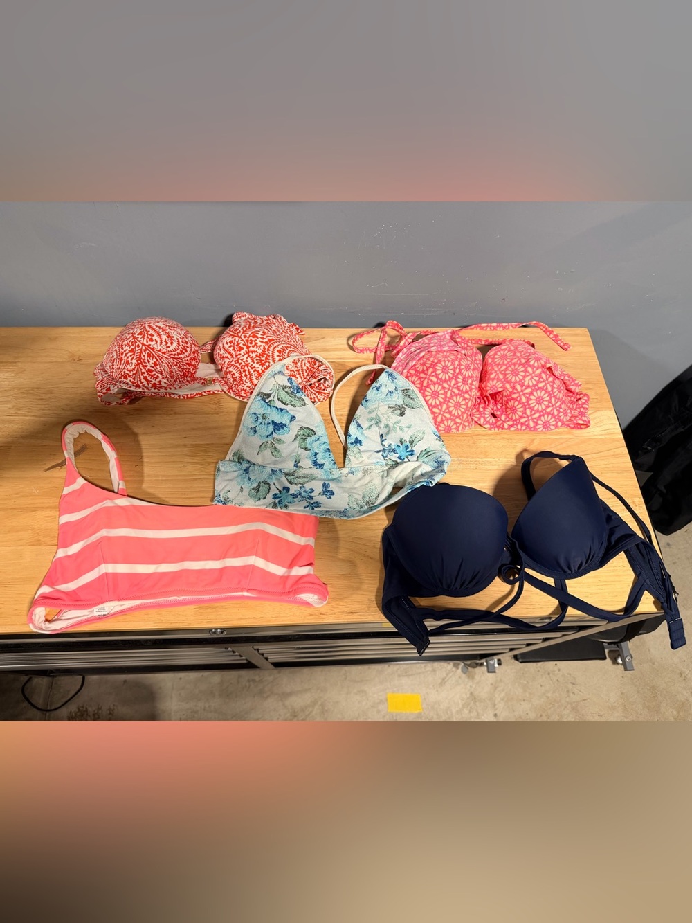 Five Aerie bikini tops